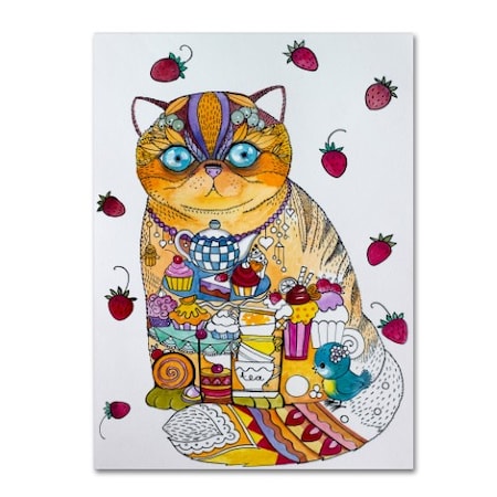 Oxana Ziaka 'Tea And Cupcakes 2' Canvas Art,35x47